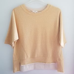 Yellow Top with Bottom Panel Cut Out